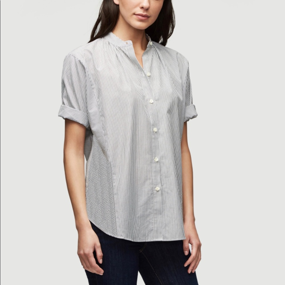 Frame Nwt Button Front Shirt - image 1
